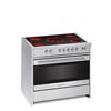 Cocina Eléctrica E912x, 5 Zonas Vitro Hi-light, Horno Eléctrico Multifunciones, Acero Inoxidable, 90x60, Meireles