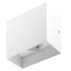 Akunadecor - Aplique De Pared Metal Blanco Esme