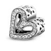 Charm Pandora Plata Filigrana Corazón Brillante 798692c01