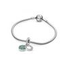 Charm Colgante Doble Disco Verde Brillante 799186c02