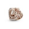 Charm Pandora Rose Doble Corazones Entrelazados 789270c01