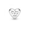 Charm Pandora Corazón Cúpula Dorada 799415c00