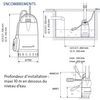 Grundfos Bomba De Elevación De 240w Con Flotador Ajustable - Unilift Cc5 A1