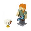 21149 Alex Minecraft Bigfig Avec Un Poulet, Lego(r) Minecraft(tm)