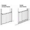 Puerta Seguridad Retráctil Guard Me Plástico Blanco 64,5-89 Cm Babydan