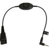 Jabra 8800-00-55 Cable De Audio 0,3 M Qd 2.5mm Jack Negro