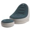 Set De Tumbona Hinchable Comfy Color Gris Acero Y Azul Easy Camp