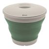 Recipiente Redondo Plegable Con Tapa Shadow Verde Outwell