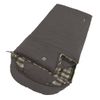 Saco De Dormir Camper Cremallera Derecha Gris Outwell