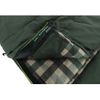 Saco De Dormir Doble Camper Lux Cremallera Izquierda Verde Outwell