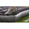 Colchón Inflable Classic Single Almohada Y Bomba Negro Gris Outwell