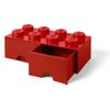 Caja De Almacenaje Apilable Ladrillo 8 Pomos 2 Cajones Azul De Lego  40061736 con Ofertas en Carrefour