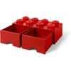 Ladrillo Cajon De Almacenaje Rojo Apilable De Lego 40061730