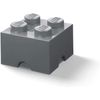 Ladrillo Almacenamiento De 4 Espigas Gris De Lego 40031754