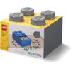 Ladrillo De Almacenamiento De 4 Espigas Gris De Lego 40051754