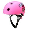 Casco Rosa Graffiti Para Bicicleta Y Skate S/m 52-56cm Para Adolescentes Y Adultos Con Correas Reflectantes. Crazy Safety.  Homologado En 1078.