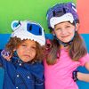 Casco De Bicicleta Para Niños De 2 A 7 Años  Crazy Safety Pez Payaso Rosa - Homologado Y Certificado Según Norma En 1078