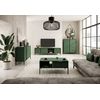 Mesa Tv Lars Rtv203 3d 203x40x54 Verde & Dorado