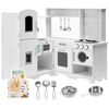 Esquina De Cocina Infantil De Madera Mamabrum - Disposición L 86.5*(90 + 90)*29.5 Cm - Ce