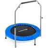 Trampolín Fitness Barra Ajustable Max 100kg Hypermotion - Cama Elástica Diámetro 96cm 36 Muelles