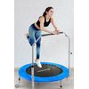 Trampolín Fitness Barra Ajustable Max 100kg Hypermotion - Cama Elástica Diámetro 96cm 36 Muelles