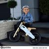 Bicicleta Sin Pedales De Madera Hypermotion Para Niños 35 Kg Max Ligera 2.2 Kg - Ruedas 12" - Azul