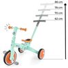 Triciclo De Bicicleta De Equilibrio De Bicicleta Multifunción Hypermotion Para Niños 3 O 2 Ruedas - Menta