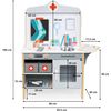 Gabinete Médico De Juguete De Madera De Imitación Con 20 Accesorios Para Médico - Juegos De Médico - Enfermería - Gabinete De Atención Hospitalaria