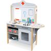 Gabinete Médico De Juguete De Madera De Imitación Con 20 Accesorios Para Médico - Juegos De Médico - Enfermería - Gabinete De Atención Hospitalaria