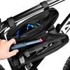 Bolsa Impermeable Bicicleta 1.5l Diseño Triangular Efecto Carbono Wildman E4