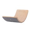 Tablero De Equilibrio De Para Niños De 80x30 Cm Madera Natural Con Fieltro Gris Meowbaby