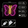 Forever Neon Led Light Butterfly Pink