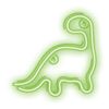 Forever Neon Led Light Dinosaur Green