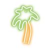 Forever Neon Led Light Palm Green Orange