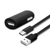 Cargador Móvil De Coche 2a Con Cable Usb Tipo C De 1,2 M Marca Forever - Negro