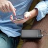 Power Bank 20000mah Salida Usb 2.4a Compacto Y Ligero Maxlife - Negro