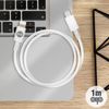 Cable Usb-c A Lightning Carga Rápida Y Sincronización 1m Forever Blanco