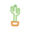 Forever Neon Led Light Cactus Orange Green Bat+usb