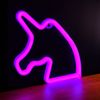 Forever Neon Led Light Unicorn Pink Bat+usb