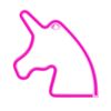Forever Neon Led Light Unicorn Pink Bat+usb