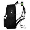 Mochila Reflectante Con Estuche, Candado, Cable Jack 3,5mm ,cable Usb Y Salida De Auriculares