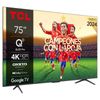 Tv Qled Tcl 75c655 4k Hdr10+ Google Tv Dolby Atmos