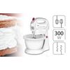 Batidora Amasadora Repostería Bol 2,4l 5 Velocidades+turbo Bol Giratorio Accesorios Acero Inox. Blanco 300w Mpm Mmr-17z