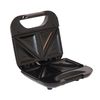 Sandwichera, 2 Sandwiches, Placas Antiadherentes, Tostado Perfecto, Acero Inoxidable, Compacta Negro/plata 750w Mpm Mop-19m