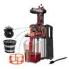 Licuadora Prensado Frío, Para Verduras Y Frutas, Slow Juicer, Baja Velocidad 60 Rpm, Acero Inox, Reverse Plata 150w Mpm Mso-12m