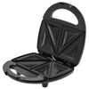 Sandwichera, 2 Sandwiches, Placas Antiadherentes, Tostado Perfecto, Acero Inoxidable, Compacta Negro/plata 750w Mpm Mop-26m