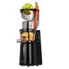 Licuadora Prensado Frío, Para Verduras Y Frutas, Slow Juicer, Baja Velocidad 60 Rpm,  Boca Ancha Negro 200w Mpm Mso-16