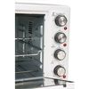 Horno Convección Sobremesa, 35 L, Acero Inox, Asador Giratorio Pollo, Temporizador, Temperatura Blanco 1500w Adler Ad6001