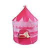 Tipi Infantil En Color Rosa- Tienda Redonda En Forma De Castillo