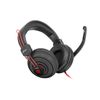 Natec Genesis - H70 Binaurale Diadema Negro, Rojo Auricular Con Micrófono